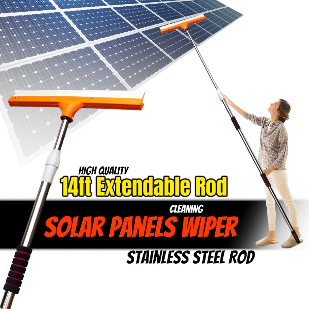 SOLAR PANELS CLEANING WIPER 14 FEET LENGTH
