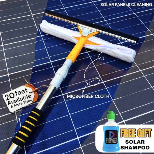 𝐒𝐨𝐥𝐚𝐫 𝐏𝐚𝐧𝐞𝐥 𝐂𝐥𝐞𝐚𝐧𝐢𝐧𝐠 𝐁𝐫𝐮𝐬𝐡, 𝟐𝟎 𝐟𝐞𝐞𝐭 𝐀𝐝𝐣𝐮𝐬𝐭𝐚𝐛𝐥𝐞 𝐍𝐨𝐧-𝐌𝐚𝐠𝐧𝐞𝐭𝐢𝐜 𝐒𝐭𝐚𝐢𝐧𝐥𝐞𝐬𝐬 𝐒𝐭𝐞𝐞𝐥 𝐑𝐨𝐝 𝐰𝐢𝐭𝐡 𝐖𝐢𝐩𝐞𝐫 & 𝐌𝐢𝐜𝐫𝐨𝐟𝐢𝐛𝐞𝐫 𝐂𝐥𝐞𝐚𝐧𝐢𝐧𝐠 𝐃𝐮𝐬𝐭𝐞𝐫 𝐅𝐨𝐫 𝐒𝐨𝐥𝐚𝐫 𝐏𝐚𝐧𝐞𝐥 / 𝐖𝐢𝐧𝐝𝐨𝐰 / 𝐆𝐥𝐚𝐬𝐬 𝐖𝐚𝐬𝐡 𝐰𝐢𝐭𝐡 𝐅𝐑𝐄𝐄 𝐆𝐈𝐅𝐓 [ 𝐒𝐨𝐥𝐚𝐫 𝐒𝐡𝐚𝐦𝐩𝐨𝐨 𝟐𝟎𝟎𝐦𝐥]