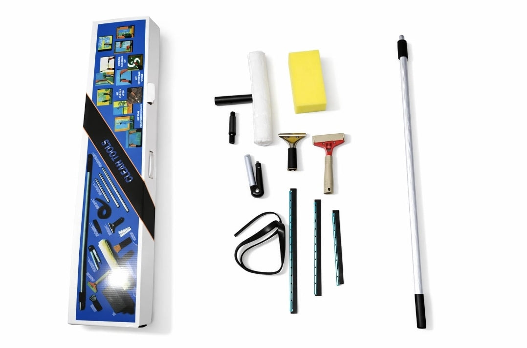 Solar & Glass Premium Window Cleaning Tool Kit – Multi-Purpose Professional Set